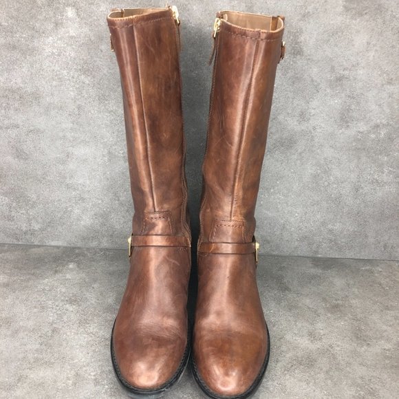 Ecco Hobart Harness Soft Touch Leather Boot, Brown, EU 38 Women's 7-7.5 - Picture 2 of 9